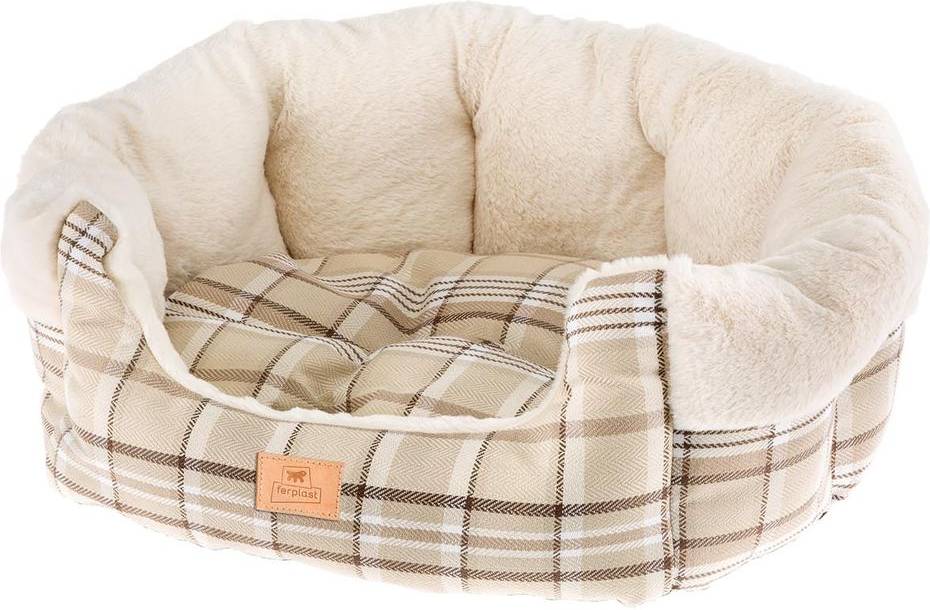 

Ferplast софа ETOILE 2 CUSCINO с мехом (бежевая, 45х46х20 см)