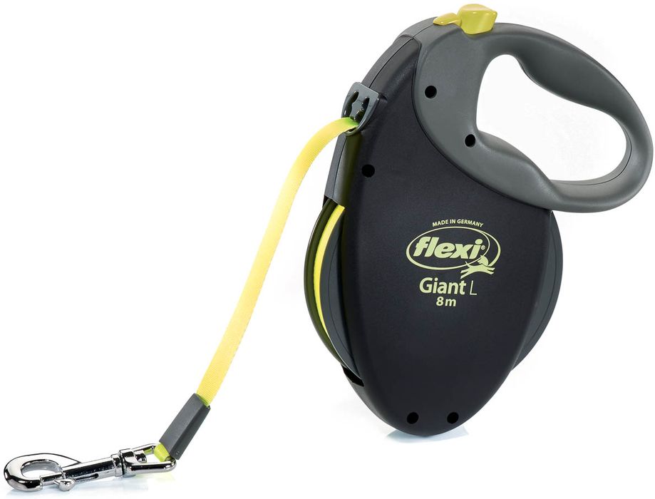

Flexi Giant Neon ремень светоотражающий для собак весом до 50 кг (8 м)
