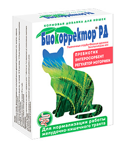 

Биокорректор РД решает проблемы ЖКТ, кожи и аллергии для кошек (1 шт)