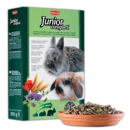 

Padovan Junior Coniglietti сухой корм для кроликов и молодняка (850 г)
