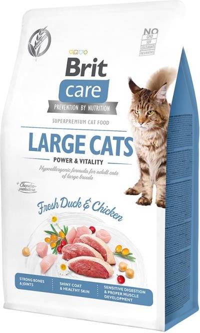 

Brit Care корм для взрослых кошек крупных пород (400 г)