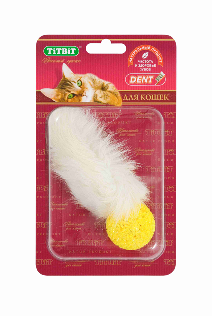 

TiTBiT игрушка хвост кроличий для кошек (1 штука)