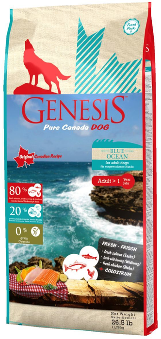 

Genesis сухой корм для взрослых собак всех пород, сельдь и курица (11,79 кг)