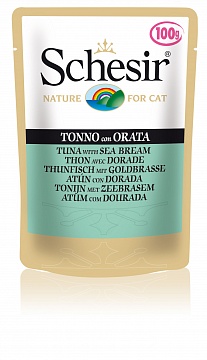 

Schesir влажный корм для кошек с тунцом и дорадо (50 г)