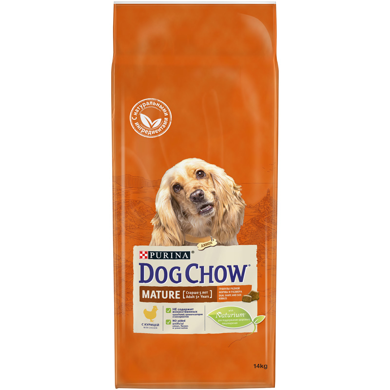 

Dog Chow Mature сухой корм для собак старше 5 лет (14 кг)