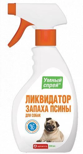 

Умный спрей Ликвидатор запаха псины для собак (200 мл)