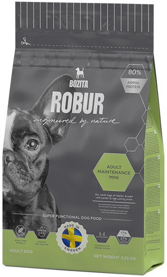 

Bozita Robur сухой корм для взрослых собак малых и средних пород с курицей (3,25 кг)