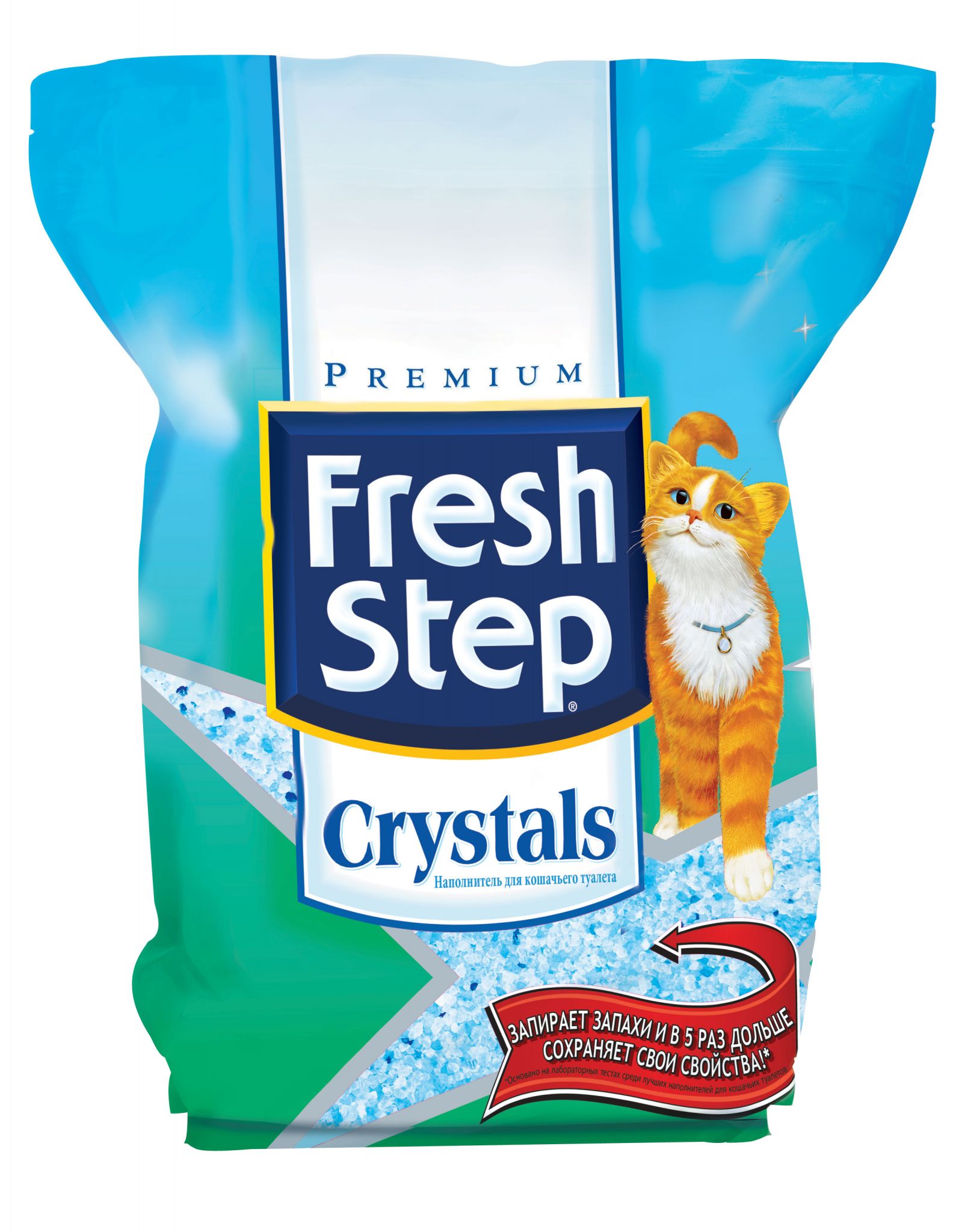 

Fresh Step Crystals наполнитель впитывающий силикагелевый для кошек (3,62 кг)
