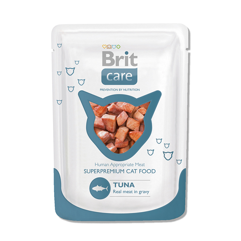

Brit Care влажный корм для кошек с тунцом (80 г)