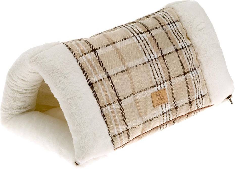 

Ferplast туннель IGLOO CUSCINO раскладной с мехом (86х54х6 см)