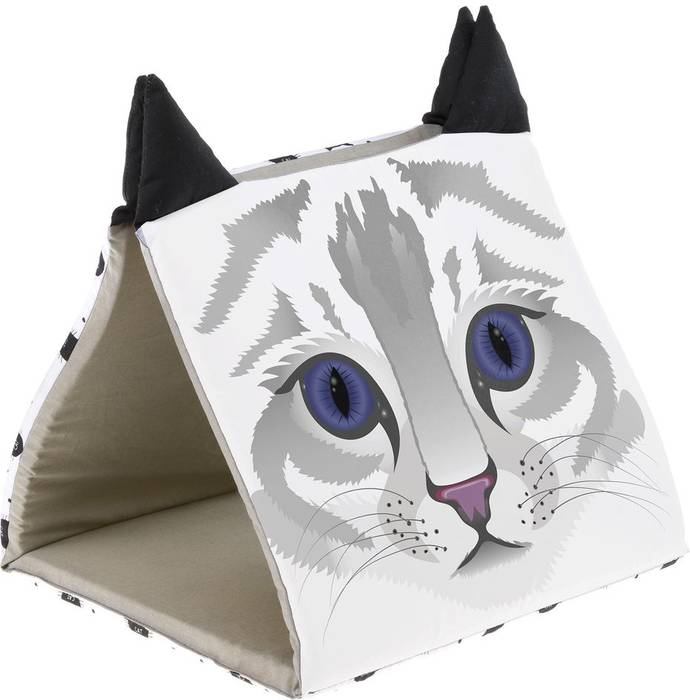 

Ferplast домик-тоннель PYRAMID для кошек (43х39х38 см)