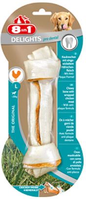 

8in1 Dental Delights L лакомство косточка для собак крупных пород для чистки зубов (21 см)