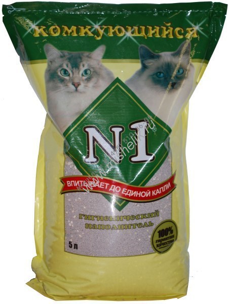 

N1 комкующийся наполнитель для кошек (10 л)