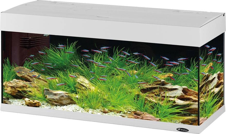 

Ferplast аквариум DUBAI 120 LED белый (240 л)