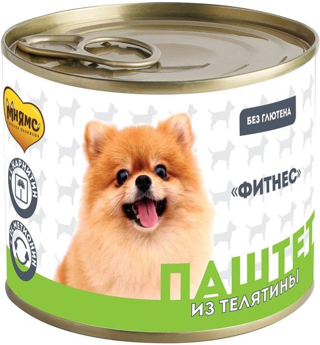 

Мнямс Фитнес влажный корм для собак всех пород, телятина, паштет (200 г)
