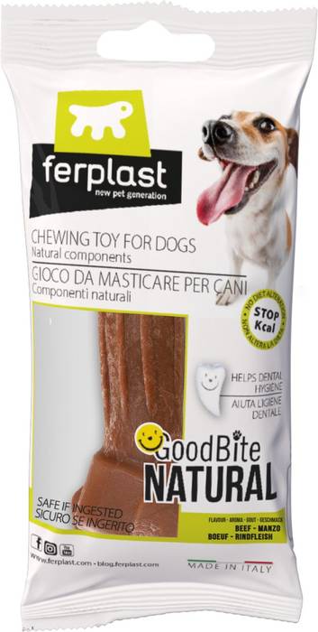 

Ferplast игрушка-кость GoodBite M вкус говядины, в индивидуальной упаковке (70 гр)