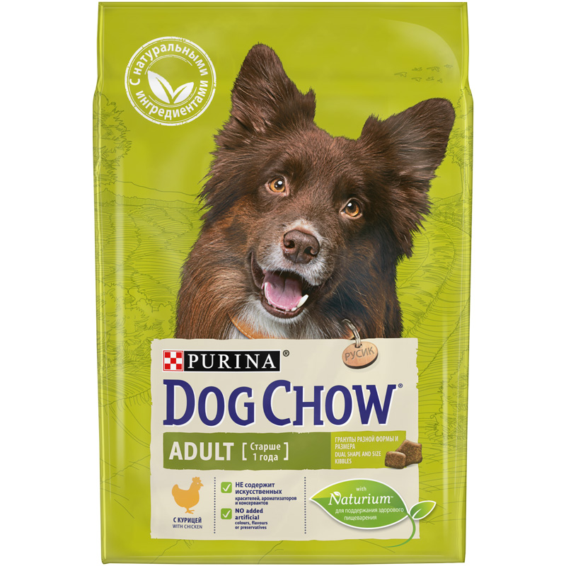 

Dog Chow Adult сухой корм для собак с курицей и рисом (14 кг)