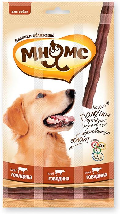 

Мнямс лакомые палочки для собак с говядиной (15 г)