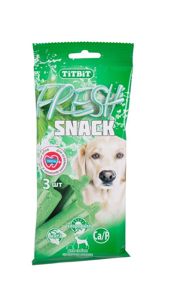 

TiTBiT Fresh снеки для средних собак (1 упаковка)