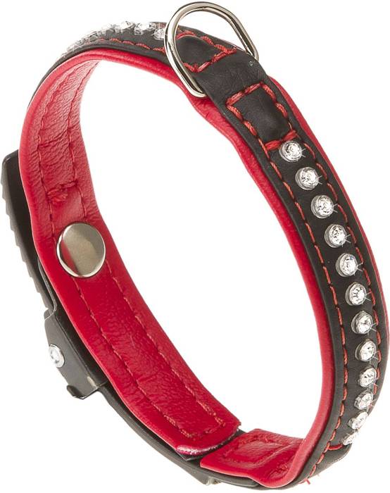 

Ferplast ошейник LUX C12/22 (черно-красный, 22 см)