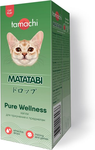

Tamachi капли для кошек, из Мататаби (10 мл)