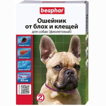 

Beaphar Diaz ошейник от блох для собак фиолетовый (65 см)