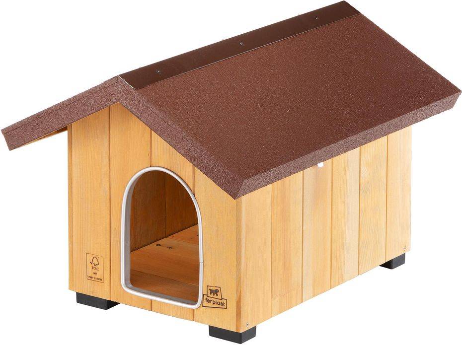 

Ferplast будка для собак DOMUS MINI деревянная (49х64х44 см)