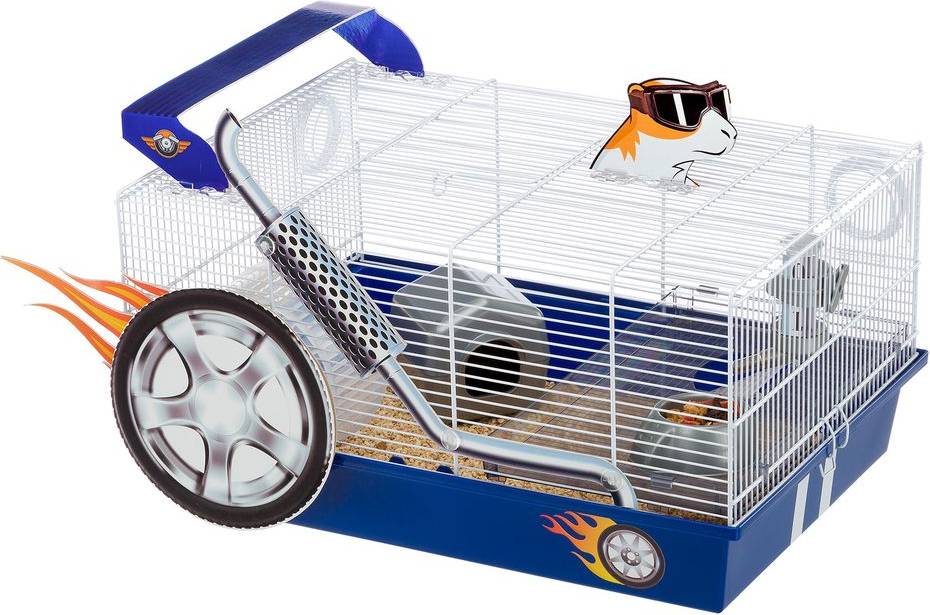 

Ferplast клетка DRAGSTER для хомяков (50х35х25 см)