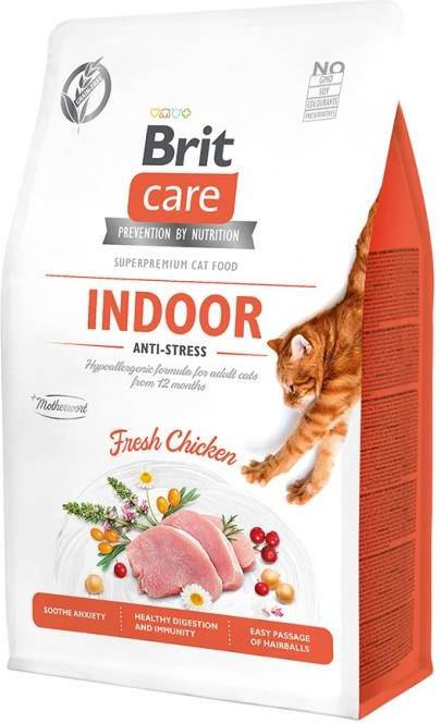 

Brit Care корм для взрослых домашних кошек, антистресс (400 г)