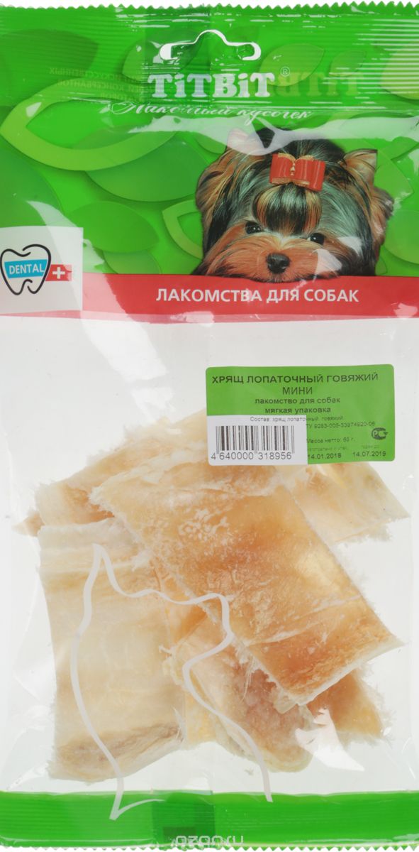 

TiTBiT лакомство для собак хрящ лопаточный говяжий (1 упаковка)