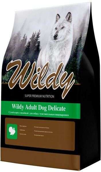 

Wildy Delicate корм для собак, с чувствительным пищеварением, с индейкой (1 кг)