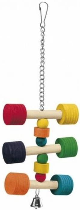 

Ferplast Гантели для птиц дерево цветной (11,5x11,5x31 см)