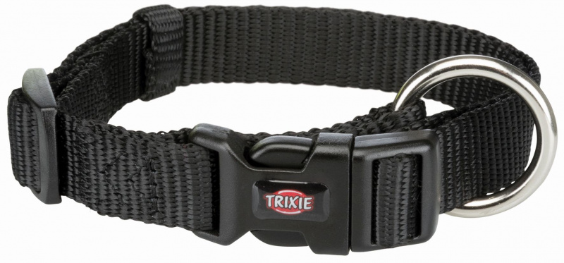 

Trixie Ошейник для собак Premium S–M 30–45 см 15 мм черный (30-45 см 15 мм)