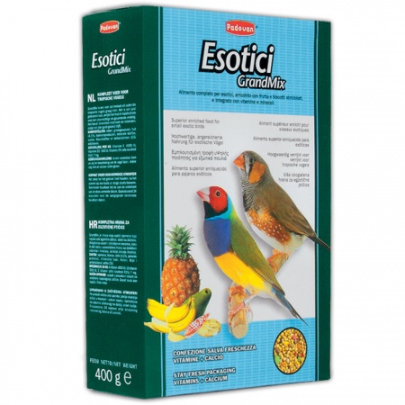 

Padovan Grandmix Esotici сухой корм для экзотических птиц (400 г)