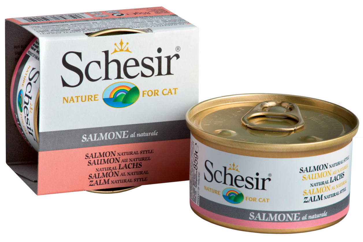 

Schesir консервы для кошек с лососем в собственном соку (85 г)