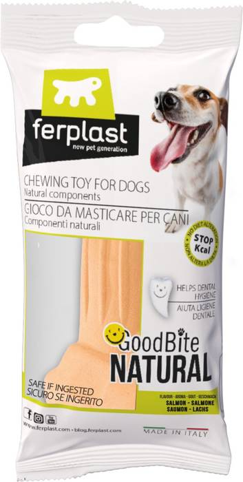 

Ferplast игрушка-кость GoodBite M вкус лосося, в индивидуальной упаковке (70 гр)