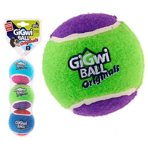 

GiGwi игрушка для собак три мяча с пищалкой (1 шт)
