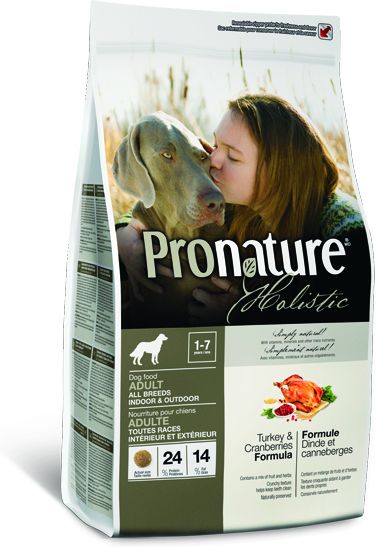 

Pronature Holistic корм для взрослых собак всех пород, индейка и клюква (2,72 кг)