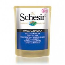 

Schesir влажный корм для кошек с цыпленком и морским окунем (50 г)