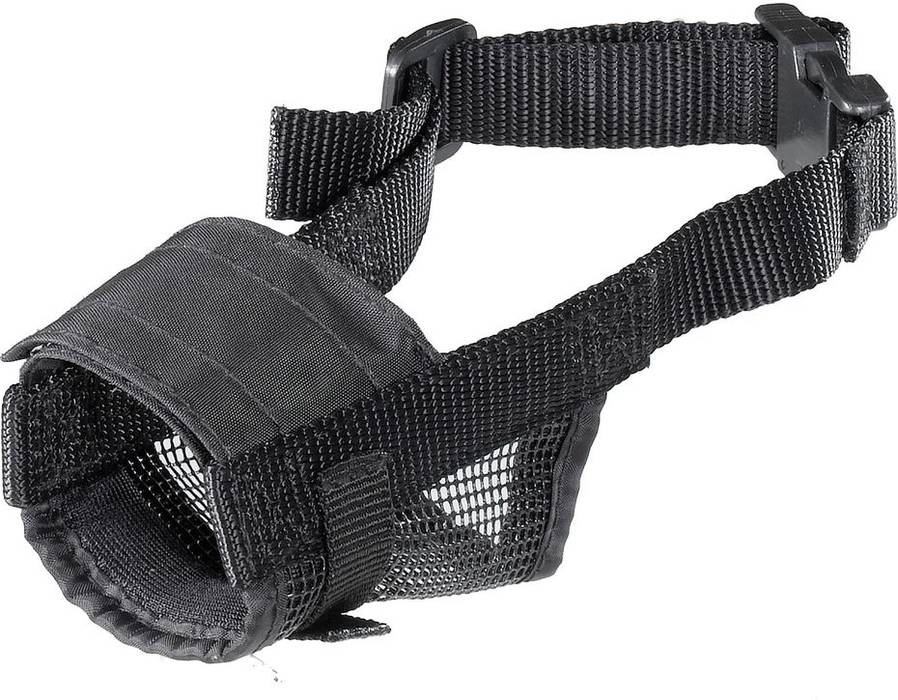 Ferplast мягкий намордник MUZZLE NET SMALL с сеткой для собак (9х5 см)