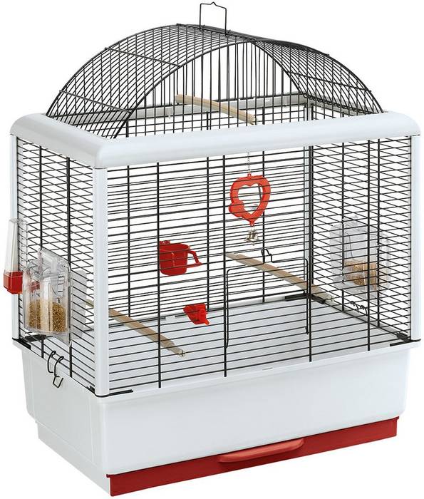 

Ferplast PALLADIO 3 клетка для птиц металл черный (30х50х64 см)