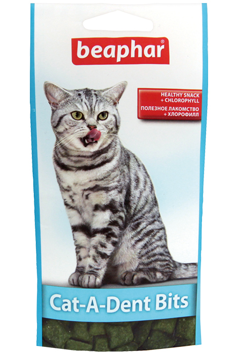 

Beaphar Cat-A-Dent-Bits лакомство подушечки для чистки зубов для кошек (35 г)