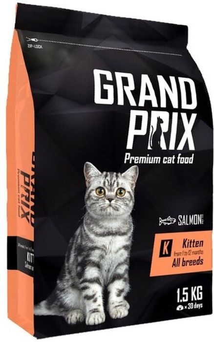 

Grand Prix корм для котят, с лососем (1,5 кг)