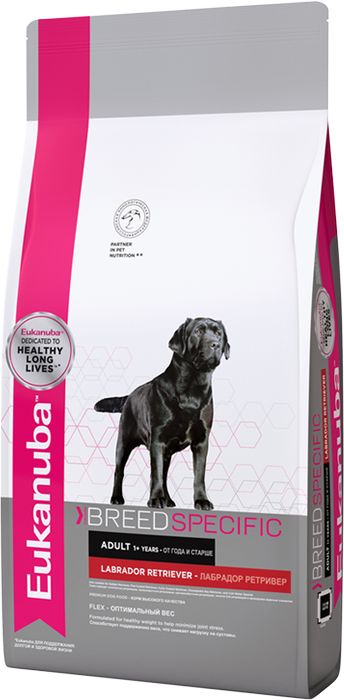 

Eukanuba сухой корм для взрослых собак породы Лабрадор, курица (10 кг)