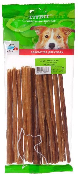 

TitBit лакомство для собак Кишки говяжьи ХXL (1 шт)