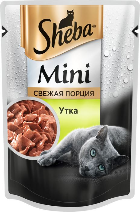 

Sheba Mini влажный корм для кошек с уткой (50 г)