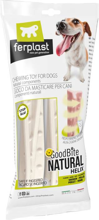 

Ferplast игрушка-кость GoodBite M вкус курицы, в индивидуальной упаковке (2х23 гр)
