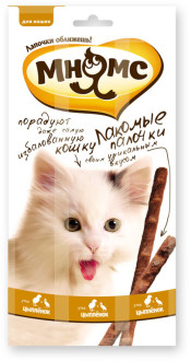 

Мнямс лакомые палочки для кошек с уткой и цыпленком (35 г)