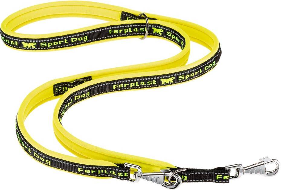 

Ferplast поводок-перестежка SPORT DOG MATIC GA25/200 (желтый, 200 см)