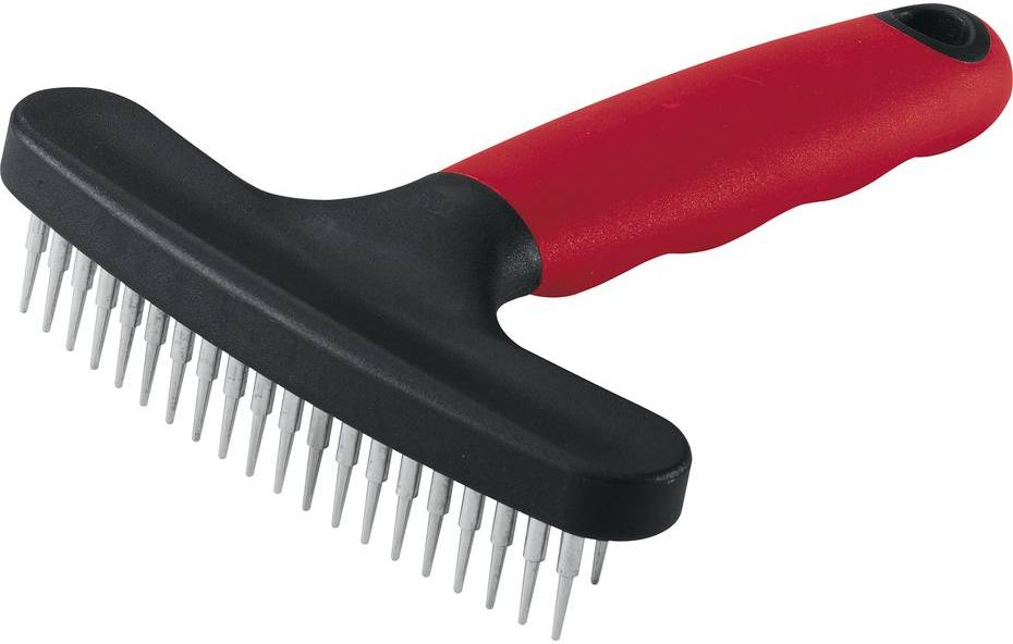 

Ferplast расческа GRO5850 2хрядная с частыми зубцами (11х15 см)